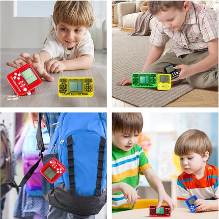 12Pcs Video Game Party Favors for Kids, Mini Game Keychain Arcade Party Favors Birthday Supplies Classroom Prizes for Boys and Girls