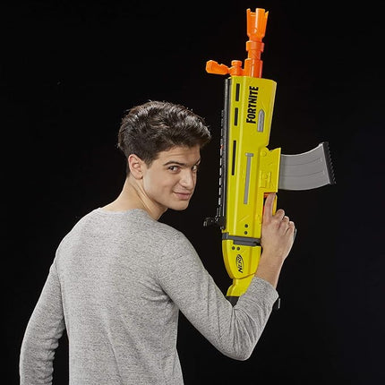 Fortnite AR-L Nerf Elite Dart Blaster - Motorized Toy Blaster, 20 Official Nerf Fortnite Elite Darts, Flip Up Sights - for Youth, Teens, Adults