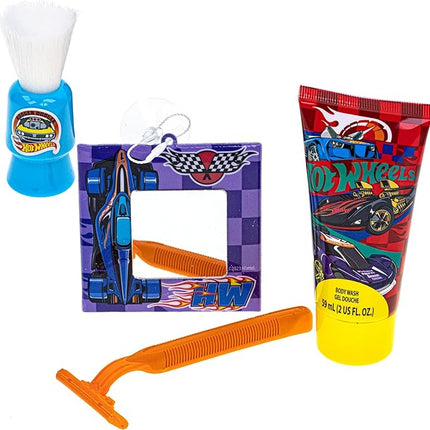 Hot Wheels My First Shaving Kit, Little Boy Pretend Shave Kit, Fake Toy Razor, Safe for Kids Ages 3+