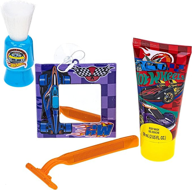 Hot Wheels My First Shaving Kit, Little Boy Pretend Shave Kit, Fake Toy Razor, Safe for Kids Ages 3+