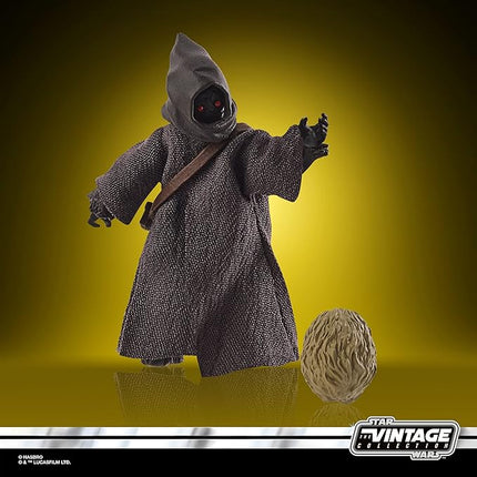 STAR WARS The Vintage Collection Offworld Jawa (Arvala-7) Toy, 3.75-Inch-Scale The Mandalorian Figure, Toys for Kids Ages 4 and Up,F1894