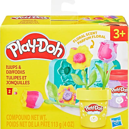 Play-Doh Tulips & Daffodils Flower Toy, Kids Arts & Crafts Kit, Gifts for Girls & Boys 3 Tulips & Daffodils Flower Toy, Kids Arts & Crafts Kit, Gifts for Girls & Boys 3+