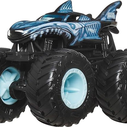 Hot Wheels Monster Trucks, 4-Pack of 1:64 Scale Toy Trucks, Set of 4 X-Ray-Themed Vehicles, Giant Wheels, Favorite Characters & Cool Designs