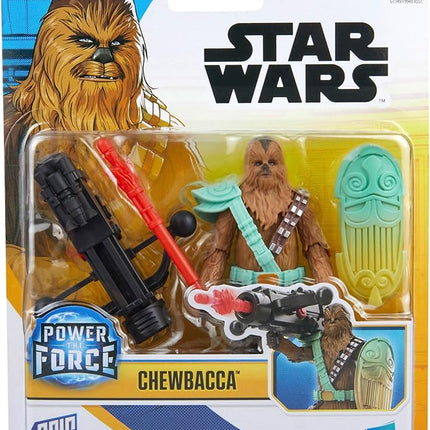 STAR WARS Epic World of Action Chewbacca 4-Inch Deluxe Action Figure & 4 Accessories, Toys for Boys & Girls Ages 4+