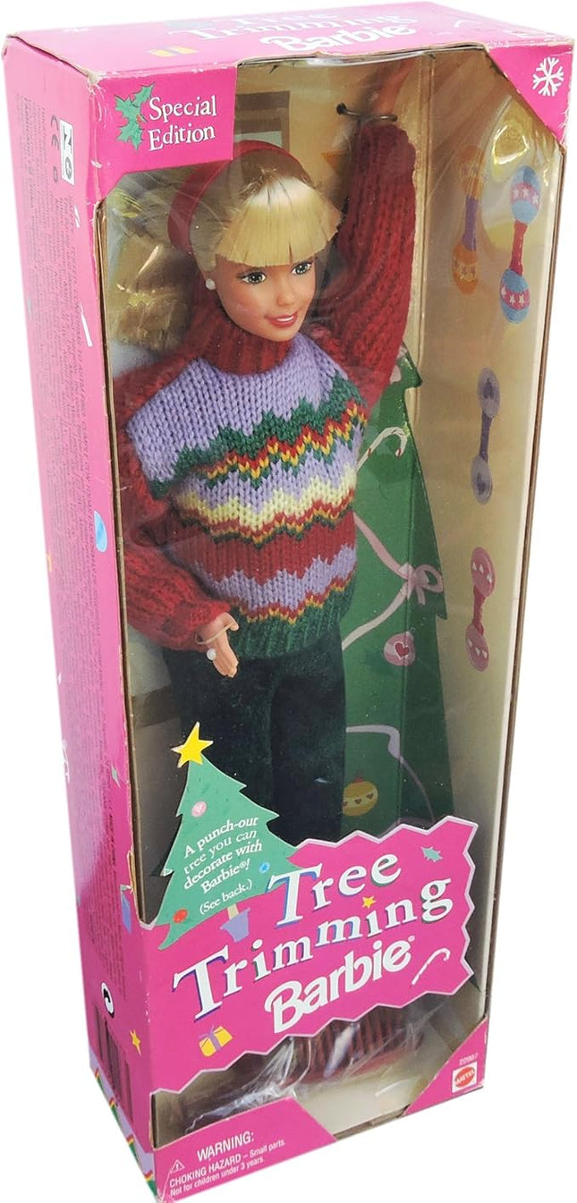 Barbie 1 X Christmas Tree Trimming Doll - Holiday Special Edition (1998)