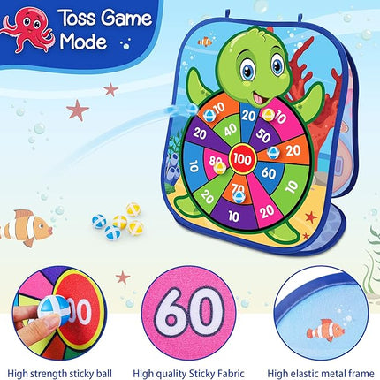 Animal Bean Bag Toss Game Toy Outdoor Toss Game, Family Party Party Supplies for Kids, Gift for Boys Birthday or Christmas for Toddlers Ages 3 4 5 6 Year Old