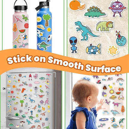Reusable Sticker Book for Toddlers 2-4 Years, Stickers for Kids, Toddler Sticker Book Ages 1-3, Toddler Craft Activities, Toddlers Travel Toys Ages 2+ Boy Girl Birthday Gifts