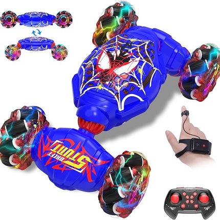 Remote Control Car, Gesture Sensing RC Stunt Car, 4WD Transform Off-Road Vehicle for 360° Rotation & Drift, 2.4GHz Hand Controlled Twister Cars, RC Cars Toys for Kids Boys Girls Birthday Gift Age 6-12