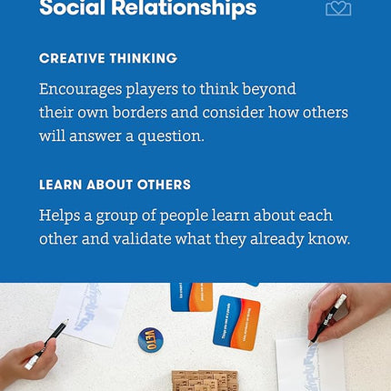 SimplyFun Eye to Eye - A Classic Category Matching and Conversation Game - A Prediction Game for Kids - 3 to 6 Players - Ages 10 & Up