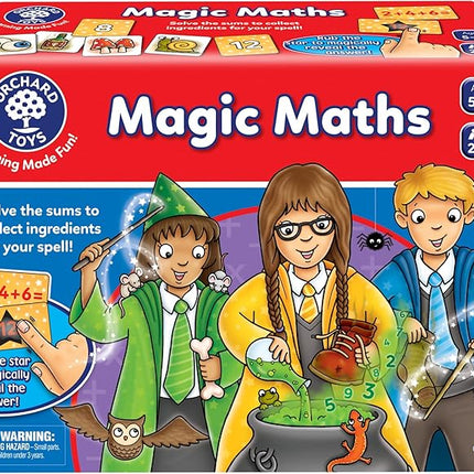 Orchard Toys Moose Games Magic Maths Game. an exciting and spellbinding Math Game. for Ages 5-7 and for 2-4 Players