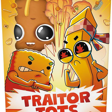 Hasbro Gaming Traitor Tots Card Game | Explosive Potato Party Card Game for Families and Adults | 3 to 10 Players | 25 Mins. Average | Indoor Summer Activities | Ages 8+