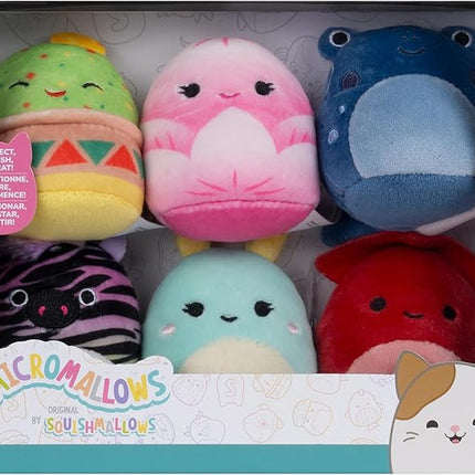 Squishmallows Original Micromallows Plush 6-Pack (Altman, Connie, Gideon, Safiyah, Elin, Agnolo)