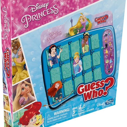 Hasbro Gaming Guess Who? Disney Princess Edition Kids Board Game, Fun Game for Families and Kids Ages 5 and Up, Preschool Games (Amazon Exclusive)