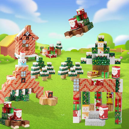 Magnetic Blocks Building Toys, Gifts for Kids Christmas 86Pcs Magnetic Building Blocks, Magnet Blocks Cubes STEM Construction Sensory Toys for Toddlers Kids 8+ Boys Girls
