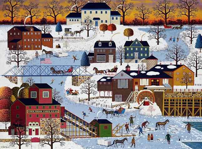 Buffalo Games - 1000 Piece Charles Wysocki Jigsaw Puzzle - Festive Winter Scene - Challenging Puzzles for Adults and Families