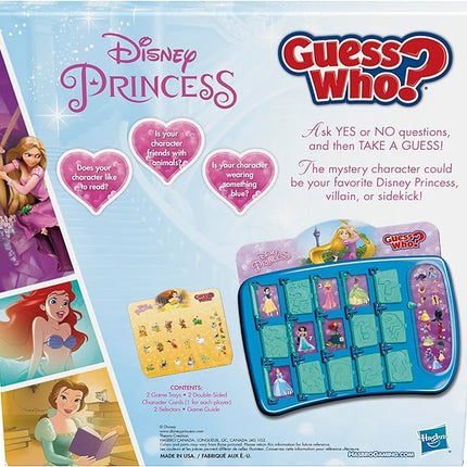 Hasbro Gaming Guess Who? Disney Princess Edition Kids Board Game, Fun Game for Families and Kids Ages 5 and Up, Preschool Games (Amazon Exclusive)
