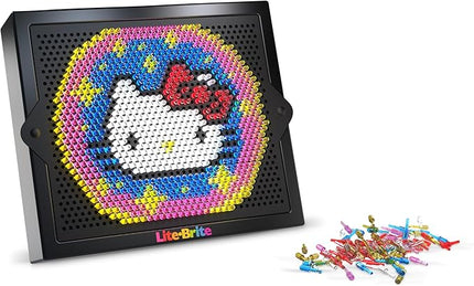 Lite Brite Super Bright HD, Hello Kitty Edition - Create Art with Light, Enhances Creativity, Gift for Girls and Boys Ages 6+