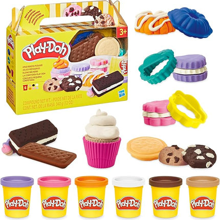 Play-Doh Little Bakery Playset, Play Kitchen Toys, Sweet Treat Set, Arts & Crafts for Kids 3+ Years