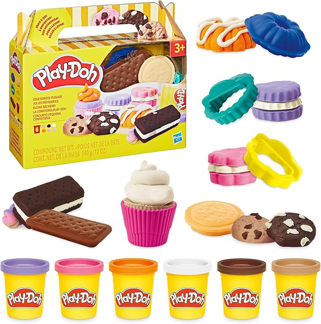 Play-Doh Little Bakery Playset, Play Kitchen Toys, Sweet Treat Set, Arts & Crafts for Kids 3+ Years