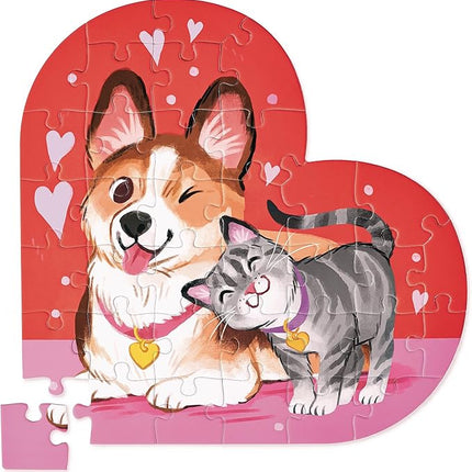 Crocodile Creek Jigsaw Puzzle, 36 Piece for Kids 3 Years and Up, Heavy-Duty Shaped Box for Storage, Finished Puzzle Size 18 x 24 inches, Friends Fur-Ever