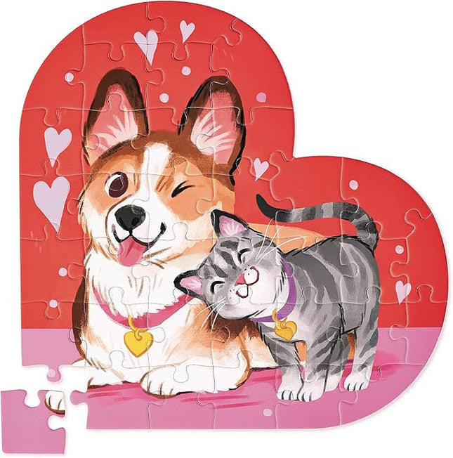 Crocodile Creek Jigsaw Puzzle, 36 Piece for Kids 3 Years and Up, Heavy-Duty Shaped Box for Storage, Finished Puzzle Size 18 x 24 inches, Friends Fur-Ever