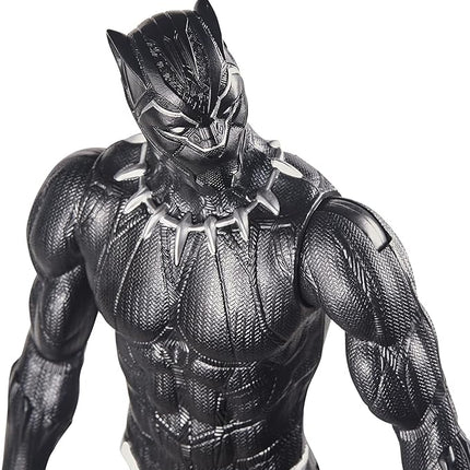 Avengers Marvel Titan Hero Series Black Panther Action Figure, 12-Inch Toy, Inspired by Marvel Universe, for Kids Ages 4 and Up