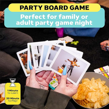 Photobomb The Meme Party Game of Hilarious Image Cards & Storytelling | Ages 13+ | 3–6 Players | 30 Min Playtime | Great for Fans of Storytelling Board Games & Party Nights