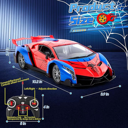 Sunhorse Toys for 3 Year Old Boys - Gifts for 3 4 5 6 7 8 12 Year Old Boys Birthday, Cars Toys - Remote Control Car with Lights & Controller, Hobby Racing/Race Vehicle for Kids Ages 4-8 5-7 Toddlers