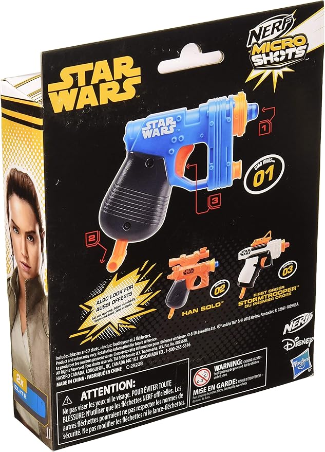 Nerf MicroShots Star Wars Rey (Island Journey) Blaster