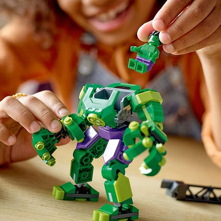LEGO Marvel Hulk Mech Armor 76241, Avengers Action Figure Set, Collectable Super Hero Buildable Toys for Boys and Girls Ages 6 Plus, Gift Idea