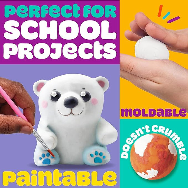 Play-Doh Air Dry Clay Case, Scented Variety Pack, 13 Air-Dry Clays, Fun Molds, Wiggly Eyes, and Sculpting Tool, Arts and Crafts Supplies, Modeling Clay, Fun Kids Activities, Pottery