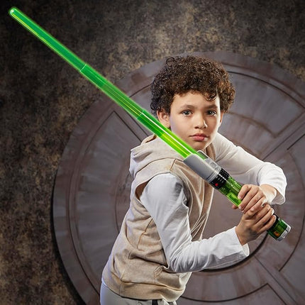 STAR WARS Lightsaber Forge Kyber Core Sabine Wren, Officially Licensed Green Customizable Electronic Lightsaber, Toys for 4 Year Old Boys and Girls