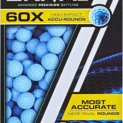 NERF Rival 60 Accu-Round Refill,Multicolor,F5052