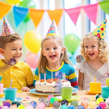 Pllieay 30 Pieces Bouncy Balls for Kids, 32mm Bouncy Ball Bulk Assorted Rubber Balls with Storage Bag for Party Favors, Birthday Gift and Class Prizes (6 Styles)