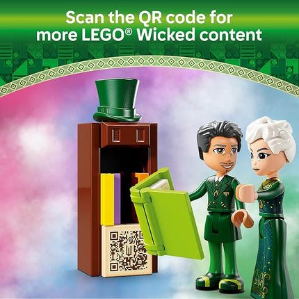 LEGO Wicked Welcome to Emerald City Building Toy - Wicked Toy for Kids, Ages 9+ - Gift for Girls and Boys with Tower Model, Glinda, & Elphaba Minidolls - 75684