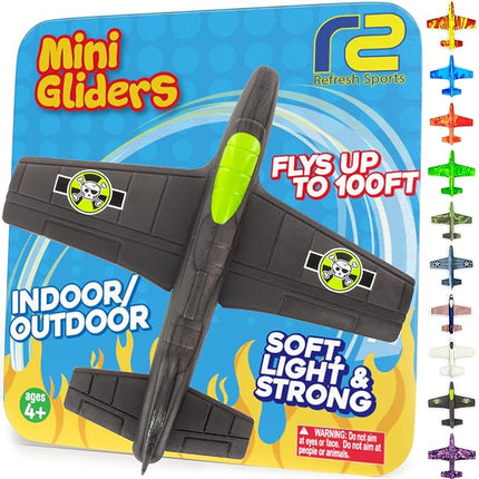 Toy Airplane For Kids - Boo Basket Stuffers for Kids - Durable EVA Foam Plane - Air plane Toy Stocking Stuffers - Small Gifts For Boys & Girls 2025 Foam Glider Plane - Fun Kid Glider Airplanes Toys