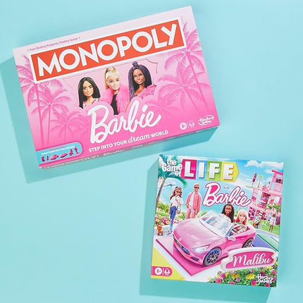 Hasbro Games The Game of Life: Barbie Edition Board Game | Ages 8+ | 2 to 4 Players | Fun Family Games for Kids and Adults | Kids Gifts (Amazon Exclusive)