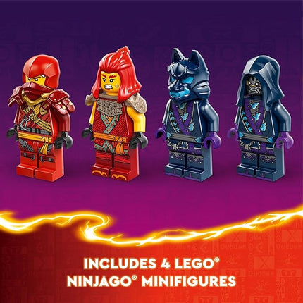 LEGO NINJAGO Kai’s Source Dragon Battle Adventure Playset with Buildable Model and 4 Posable Ninja Action Figures, Toddler Ninja Toy, Ninja Gift Idea for Kids, Boys and Girls Ages 4 and Up, 71815