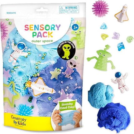 Creativity for Kids Sensory Pack: Outer Space - Toddler Activities and Space Toys, Gifts for Kids, Sensory Toys for Toddlers (Ages 3+)