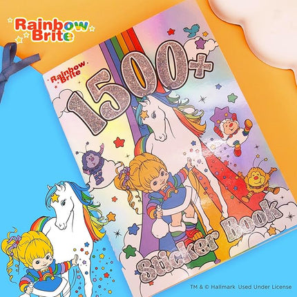 Rainbow Brite 1,500+ Sticker Book, Mega Sticker Pack, Cute Stickers for Teens, Kids, & Teachers, Retro Stationery Supplies, Kids Crafts Essentials, Classroom Prizes, Gifts for 4 Year Old Girl