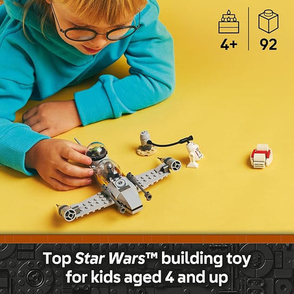 LEGO Star Wars: The Mandalorian Mando and Grogu's N-1 Starfighter Toddler Building Toy - Star Wars Baby Yoda Toy for Kids, Boys & Girls, Ages 4+ - Educational Preschool Toy Gift for Birthdays - 75410