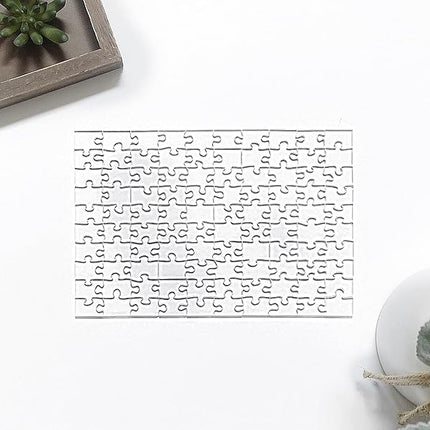 The Clearly Impossible Puzzle ® 100 Pieces - Clear Difficult Jigsaw Puzzle - False Edge Pieces - Clear Hard Puzzle - 100 Piece