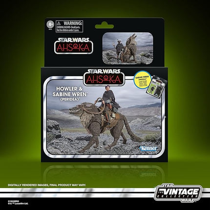 STAR WARS The Vintage Collection Howler & Sabine Wren (Peridea), Ahsoka 3.75 Inch Collectible Action Figure 2-Pack