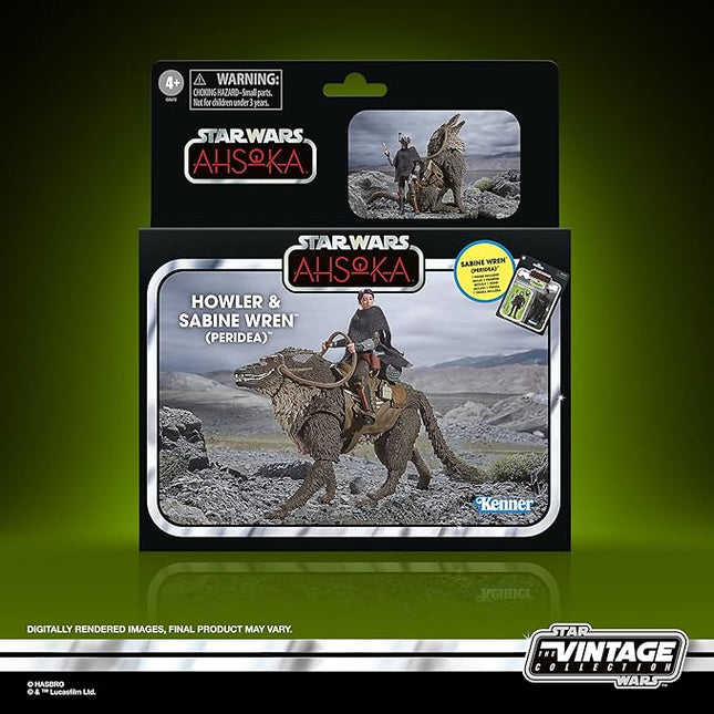 STAR WARS The Vintage Collection Howler & Sabine Wren (Peridea), Ahsoka 3.75 Inch Collectible Action Figure 2-Pack