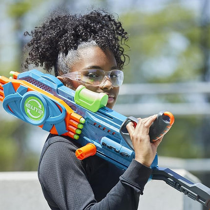 Nerf Elite 2.0 Flipshots Flip-16 Blaster with 16 Dart Barrels That Flip to Double Your Firepower, 16-Dart Capacity, 16 Elite Darts