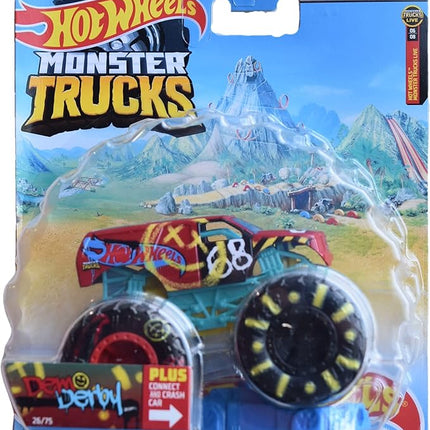 Hot Wheels Monster Trucks Demo Derby, Connect and Crash Car, Demo Derby