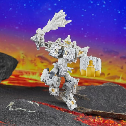 Transformers Legacy United Deluxe Class Infernac Universe Nucleous, 5.5-inch Converting Action Figure, 8+