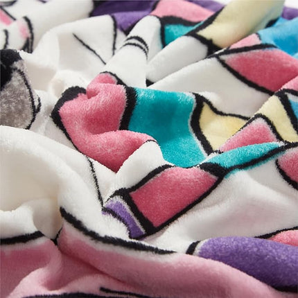 Super Soft Plush Toddler Quilted Nap Mat with Built in Blanket and Pillow