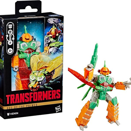 Transformers Age of The Primes Venin, Deluxe Class 5.5-Inch Converting Action Figure, Robot Toys for Ages 8+