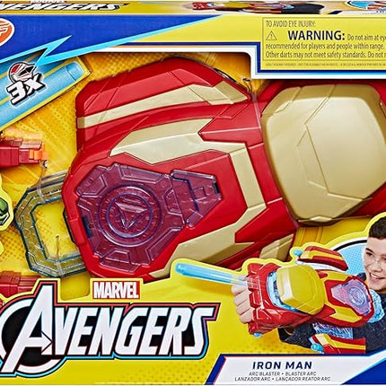 Marvel Avengers Iron Man Arc Blaster Roleplay Toy with 3 NERF Darts, Super Hero Toys for Kids Ages 5+